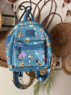Loungefly Disneyland Mickey Mouse and Friends Backpack